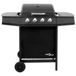 Gasgrill mit 4 Brennern Schwarz - Metall - 55 x 97 x 108 cm