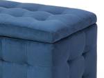 Pouf ottoman MICHIGAN Bleu - Bleu foncé