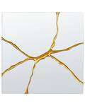 Wandspiegel COOLE Gold - Glas - 80 x 80 x 4 cm