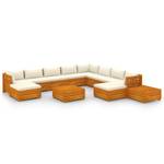 Garten-Lounge-Set (12-teilig) 3013017-15 Cremeweiß