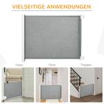 Hunde-Trennwand D06-071V01 Grau - Metall - 6 x 83 x 115 cm