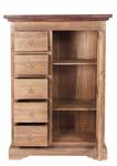 SEADRIFT Brotschrank Braun - Massivholz - Holzart/Dekor - 86 x 122 x 39 cm