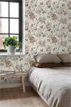 Tapete Blumenmuster 7127 Beige