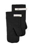 Ofenhandschuhe Oven Mitts Large Schwarz - 16 x 35 cm