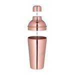 5-teiliges Cocktail Shaker Set Braun - Rot - Silber