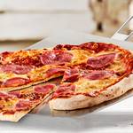 Pizzaschieber mit Holzgriff Braun - Silber - Holzwerkstoff - Metall - 24 x 16 x 51 cm