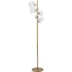 Lampadaire Bello Sette 162cm Cristal / Laiton - Doré