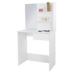 Schminktisch mit Hocker 75x40x135cm weiß Weiß