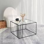 Table basse Doradus Noir - Verre - 55 x 36 x 55 cm