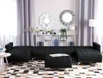 Modulsofa ABERDEEN Graphit - Grau - Silber - Breite: 348 cm