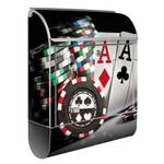 Poker Stahl Briefkasten
