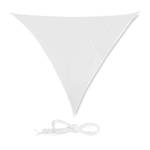 Voile d'ombrage triangle blanc 400 x 330 cm