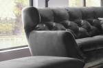 Sofa CHARME 2,5-Sitzer Velvet Granit