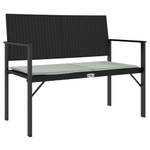 Banc de jardin 3028944-2 Noir