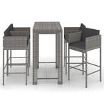 Garten-Bar-Set (5-teilig) 3012235 Grau