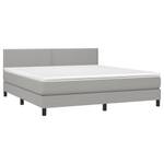 Boxspringbett 3017265-8 Hellgrau - Breite: 160 cm