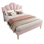 Lit en velours M190 Rose foncé