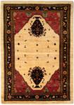 Tapis Kashkuli XXXV Rouge - Textile - 150 x 1 x 212 cm