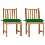 Chaise de jardin (lot de 2) 3007529-1 Vert