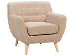 Fauteuil MOTALA Beige - Chêne clair