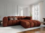 modulares Ecksofa LUPINE 3 Sitzplätze Braun