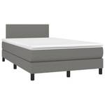 Boxspringbett 3017265-3 Dunkelgrau - 123 x 193 cm