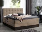 Boxspringbett Royal Braun - Mokka - Breite: 120 cm