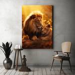 Leinwandbild Lion-Romance 20 x 30 cm