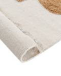 Teppich GHARTA Beige - Grau - Weiß - Naturfaser - 200 x 140 cm