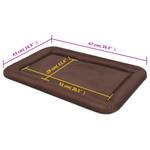 Matelas pour chiens 293851 Marron - 43 x 67 cm