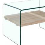 Table appoint verre trempé étagère ICE Verre - 63 x 48 x 50 cm