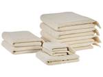 Handtuch ATIU 9-tlg Beige - Anzahl Teile im Set: 9