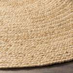 Innenteppich Haruko NATURAL FIBER Grau - Textil - 150 x 1 x 150 cm