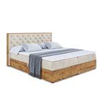 Boxspringbett LOLLI3 Ecru - Breite: 160 cm - H3