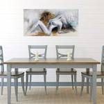 Acrylbild handgemalt Sweet Desire Braun - Grau - Massivholz - Textil - 120 x 60 x 4 cm