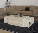 Couchtisch mit Granit Optik Beige - Holzwerkstoff - 110 x 31 x 60 cm