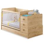 Babybett Mocha Braun - Holzwerkstoff - 80 x 90 x 165 cm