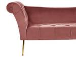 Chaise longue NANTILLY Rose foncé