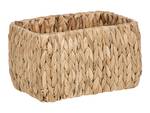 Boîte de rangement HANOI Beige - Bleu - Fibres naturelles - 14 x 14 x 24 cm