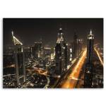 bei Stadt Dubai Nacht Leinwandbilder
