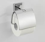 Toilettenpapierhalter LACENO Silber - Kunststoff - 8 x 14 x 15 cm