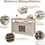 Küchenschrank TI85472SD+DE Grau - Holzwerkstoff - 40 x 81 x 116 cm