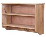 Wandgarderobe Küchenregal A43 Braun - Holzwerkstoff - Holzart/Dekor - Holz teilmassiv - 60 x 42 x 24 cm