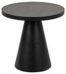 Table basse Sun Noir - Verre - 46 x 45 x 46 cm