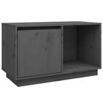 TV-Schrank D676 Grau - Massivholz - 35 x 44 x 74 cm