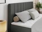 Boxspringbett ALLY Breite: 200 cm - H3 - Textil