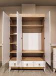 Polo & Sara Kinderzimmer mit Ausziehbett Weiß - Holzwerkstoff - 1 x 1 x 1 cm