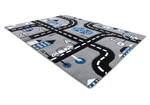 Tapis Petit City Ville Rue Gris 80 x 150 cm