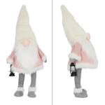 Figurine de lutin LED 85 cm rose/blanc Rose foncé - Matière plastique - Textile - 40 x 30 x 80 cm