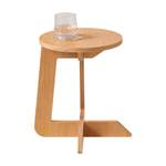 Table d'Appoint HFBT02-K-N Marron - Bois massif - 37 x 37 x 38 cm